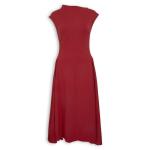 Chilli Red Cap Sleeve Maxi Dress