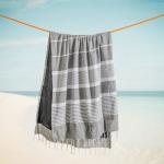Solid Fouta Basic Stripe Light Grey