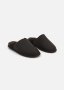 Faux Leather Mule Slippers