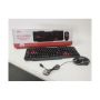 Unique G11 Gaming Wired 114 Keys USB Keyboard And Ergonomic Rgb LED USB Wired 2 Button With Scroll Wheel 1000 Dpi Optical Mouse Combo- Full Size Low-p