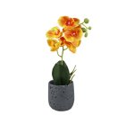Artificial Orchid In Pot Plant