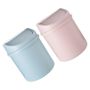 2PCS MINI Desktop Trash Cans With Lid Portable Garbage Bins For Home