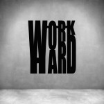 Work Hard - Rust Coat L 1000 X H 900MM