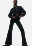 Flared High Jeans - Black
