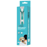 Purry Triple-headed Toothbrush For Dogs 1PC