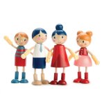 Flexible Doll Family By
