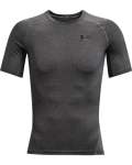 Men's Heatgear Armour Short Sleeve - Carbon HEATHER-090 Sm