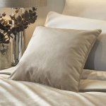 Taupe Velvet Scatter Feather Inner