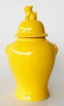 Yellow Ginger Jar Lion Knob 47X27CM