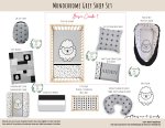 Cot Duvet Bedding Monochrome Grey Sheep Set Neutral