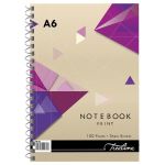 - A6 Spiral Note Books Side Bound Wiro 100 Pg Pack Of 10