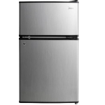 Midea Silver Single Door Bar Fridge – HD-113FN