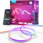 5M Neon Preinstalled Strip Light White Support Matter Homekit Google Alexa Smarthings