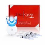 Zero Glow Teeth Whitening Kit Carbamide Peroxide Syringes LED Light