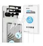 Google Pixel 7 Pro Premium Film Screen Protector And Camera Lens Protector 5PK Omoton