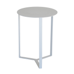 Paul Side Table - White Textured
