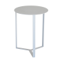 Paul Side Table - White Textured