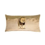 Male Lion Left Oblong Luxury Scatter By Fanie Heymans
