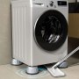 4pcs Anti-Vibration Washing Machine Pad Non-Slip Mats Universal Fixed Rubber Feet Pads Noise-Reducing Refrigerator Feet Fixed Pads