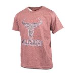 WBB168 Coffee Mel Bevel Screed Logo Boys Tee - 5 To 6