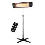 Alva Electric Infrared Heater Telescopic Stand & Remote Control Wall-mountable