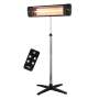 Alva Electric Infrared Heater Telescopic Stand & Remote Control Wall-mountable