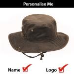 Oil Skin Bush Hat - L XL