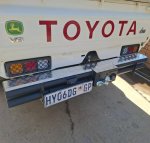 Toyota Land Cruiser 79 S cab 79 D cab Pic Up Twin Tube Rear Tow Bar For