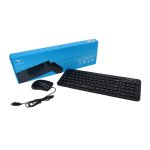 Alcatroz Jellybean U2000 Keyboard And Mouse - Black