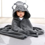 Baby Bath Towel Children's Bathrobe Bath With Super Absorbent Wash Water Microfiber Suitable For 0-2 Years Of Cartoon Cloaks