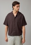 Textured Street Shirt - Texture choc Torte