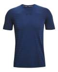 Men's Ua Seamless Wordmark Short Sleeve - Indigo XXL
