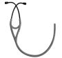 Cardiology Stethoscope Tubing Replacement - Gray With Black Coat