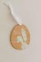 Wooden Easter Tag - White Bunny