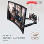 3D Mobile Screen Magnifier: Comfortable Rest Assured Street Shot Weapon Simple Fashion - No Power Required