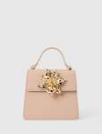 Maria Metal Flower Small Bag - 0 Nude