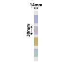NB281 - - D11 D101 D110 H1S - 14X30MM - 210 Cornfield 4 Colours Labels