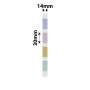 NB281 - - D11 / D101 / D110 / H1S - 14X30MM - 210 Cornfield 4 Colours Labels