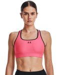 Women's Ua Heatgear Armour Mid Padless Bra - Cerise LG