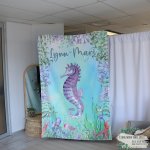 Fleece Blanket Under The Sea Seahorse