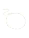 Sterling Silver Large Station Bracelet