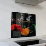 Parrot Decorative Glass Wall Tile 598 X 650 X 6MM Peppers