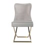 Daniela Velvet Dining Chair-grey