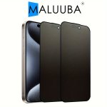 2 Pcs Privacy Screen Protector 17.02 Cm Anti Spy Anti Blue Light HD Tempered Glass Screen Protector Easy Installation Case Frien