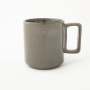 Flat Stackable Mug Choose From 6 Colours - Grey