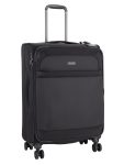 Cellini Microlite S Widebody Medium Maxipack 4 Wheel Trolley Case-black - Ys Travel Bags
