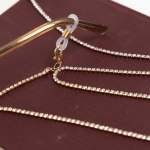 Metal Glasses Chains Assorted Designs - Diamant