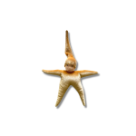 Weighted Waldorf Star Baby - Gold Dark