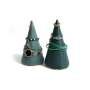 Cone Shaped Jewellery Organiser Dark Green