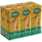 Rhodes Orange 100% Fruit Juice Blend 6 X 200ML